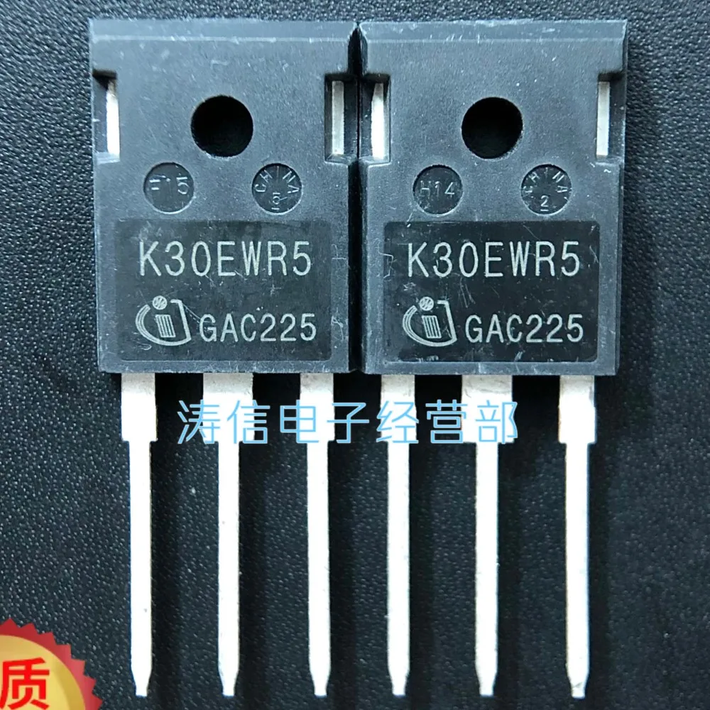 

10PCS/Lot K30EWR5 IKW30N65WR5 TO-247 650V 40A IGBTBest Quality Imported Original