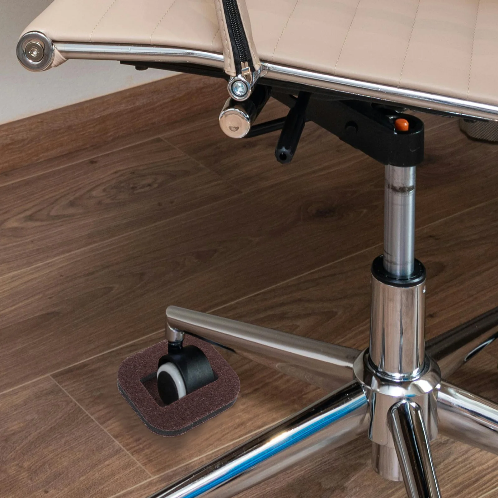 

5Pcs Chair Wheels Stopper Felt Pads Non-Slip Anti-Skid Furniture Caster Cups for Hardwood Tile Carpet Floor Protection