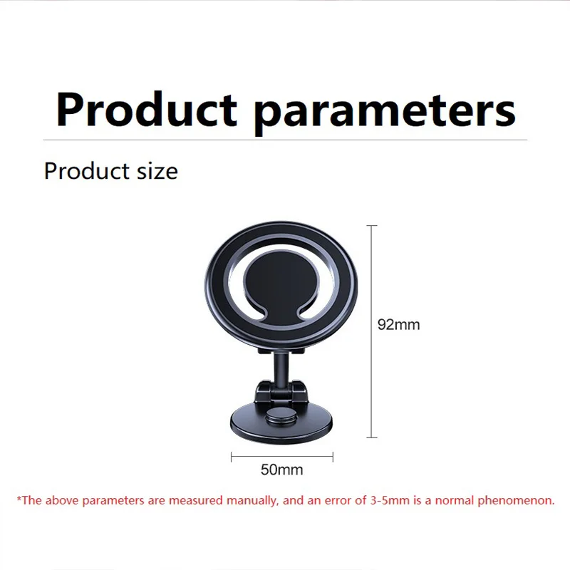 NEW 360 Degree Rotating Dashboard Phone Holder Car Magnet Magnetic Phone Grip Car Support for Mobile Device SJZJ20