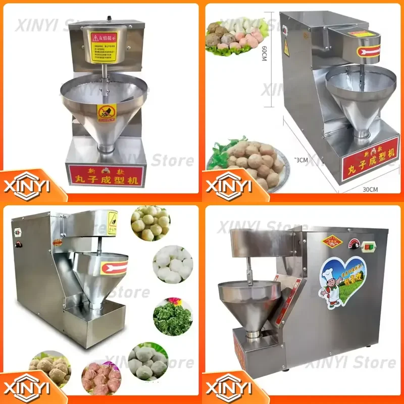 for Meatball Fish Ball Former Machine Meat Product Making Equipment Automatic Food Processing Device for Home Commercial Use