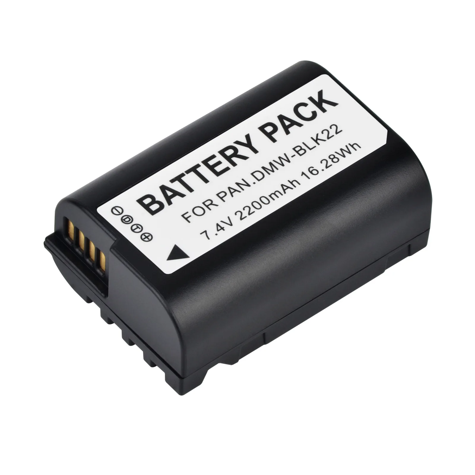 2200mAh battery suitable for Panasonic BLK22 camera DC-S5 S5K DSLR mirrorless GH6, gh5m, S5 lithium battery
