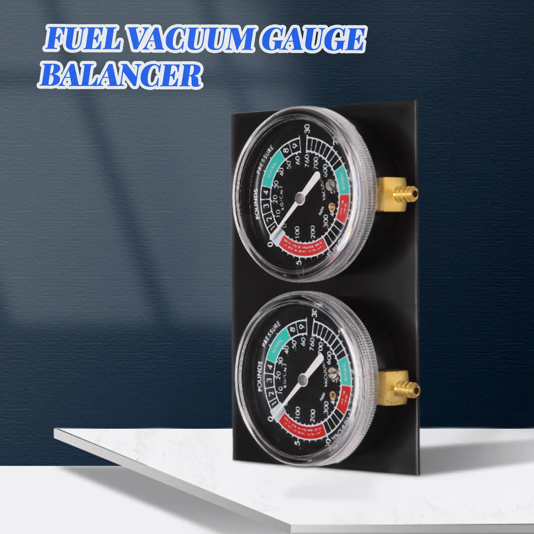 Compatible 1set Motorcycle Carburetor Synchronizer Vacuum Gauges Tool Carb Vacuum Gauge Balancer for Yamaha/Honda/Suzuki Black