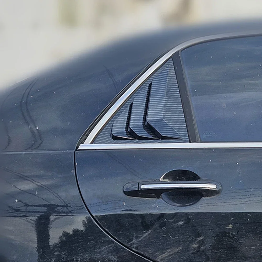 For Honda Accord 7th Sedan 2003-2007 Rear Window Louver Shutter Cover Side Vent Trim Windshield Decoration Cover Car Accessories