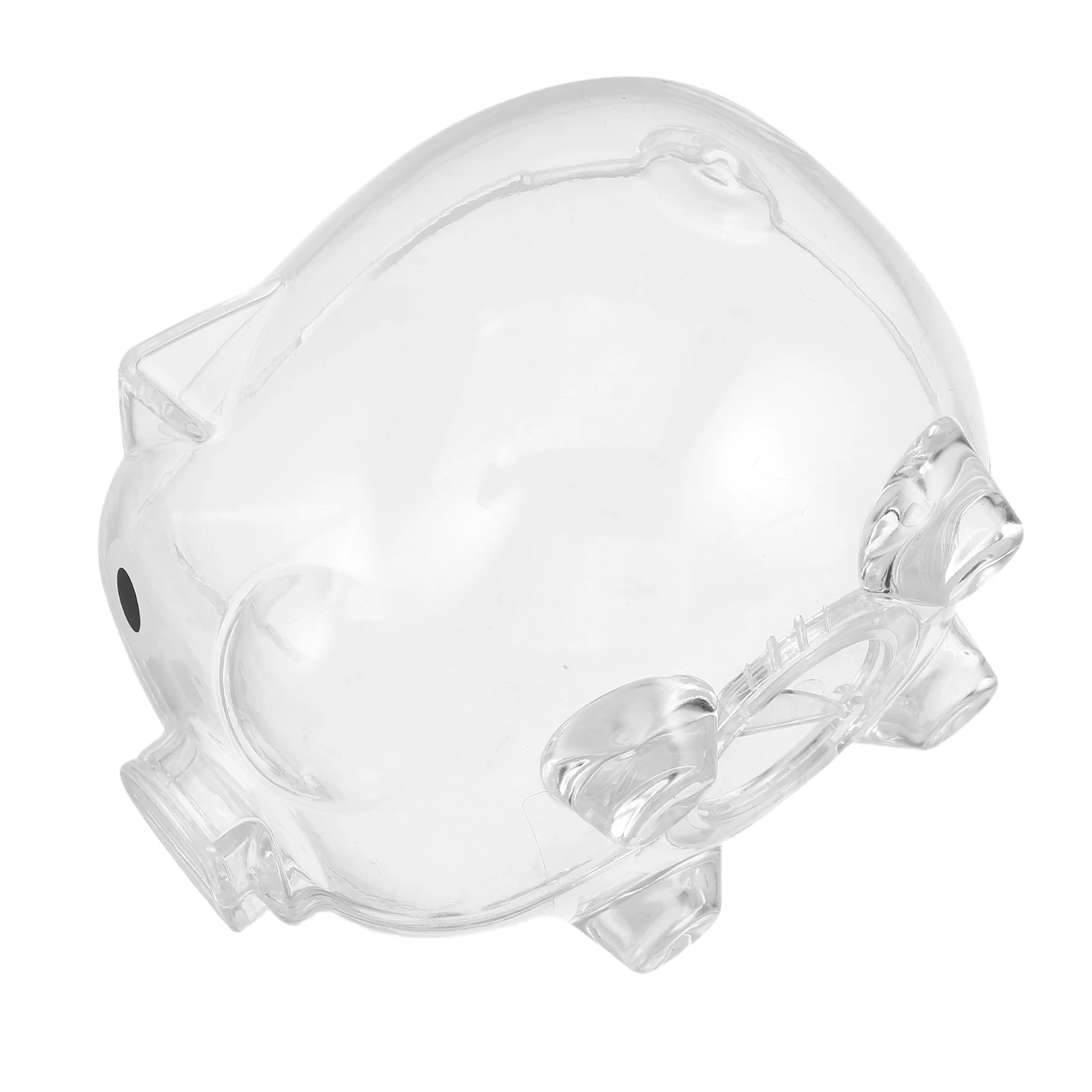 

2 Pcs Piggy Bank Decorative Coin Cartoon Money Cute Saving Plastic Childrens Banks