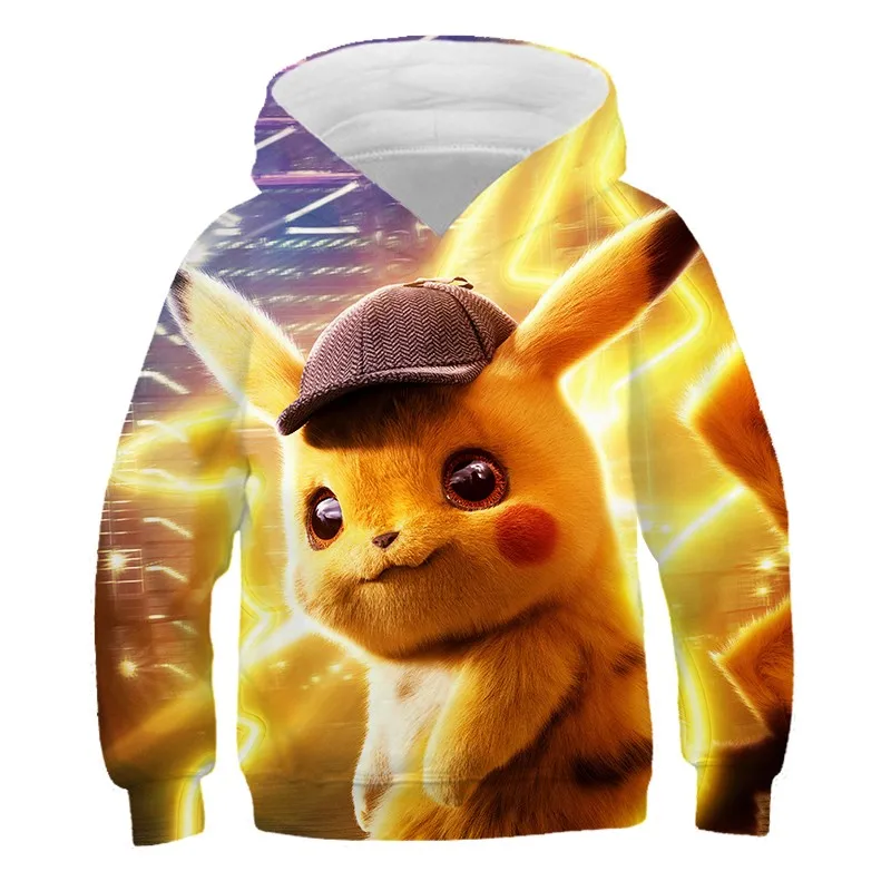 

American High Street Retro Cartoon Animation Printed Hooded Sweatshirt For Men And Women Casual Thin Hoodie Couple Trend Coat