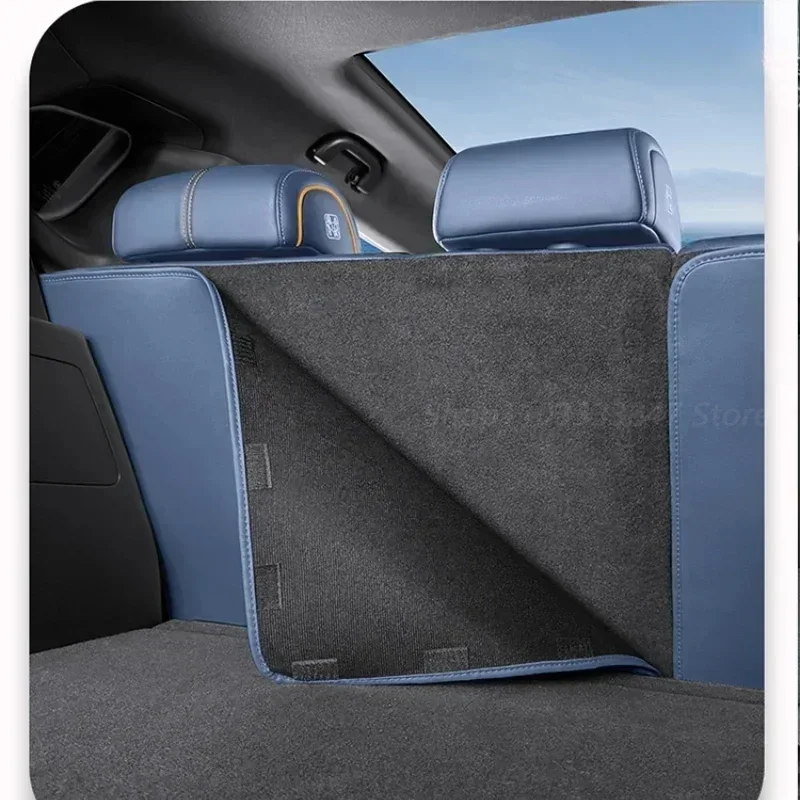 For BYD Seal U Sealion 6 Song Plus DMi/EV 2020-2025 Car Rear Seat Back Anti-kick Pad Seat Cover Protective Leather Pad Auto Refi