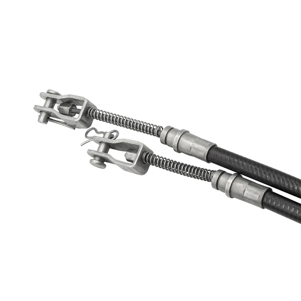 Golf Cart Brake Cable Set Stainless Steel Core For 1994-2008 EZGO TXT and Medalist Gas or Electric OEM 70969-G03