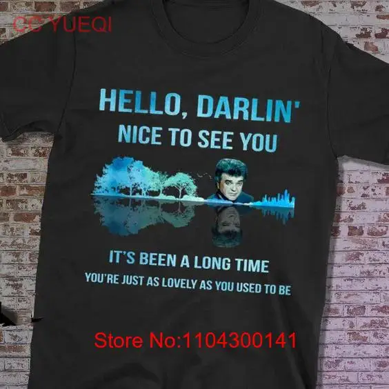 Premium Conway Twitty Hello Darlin’ Nice To See You Guitar Lake T-shirt LL377