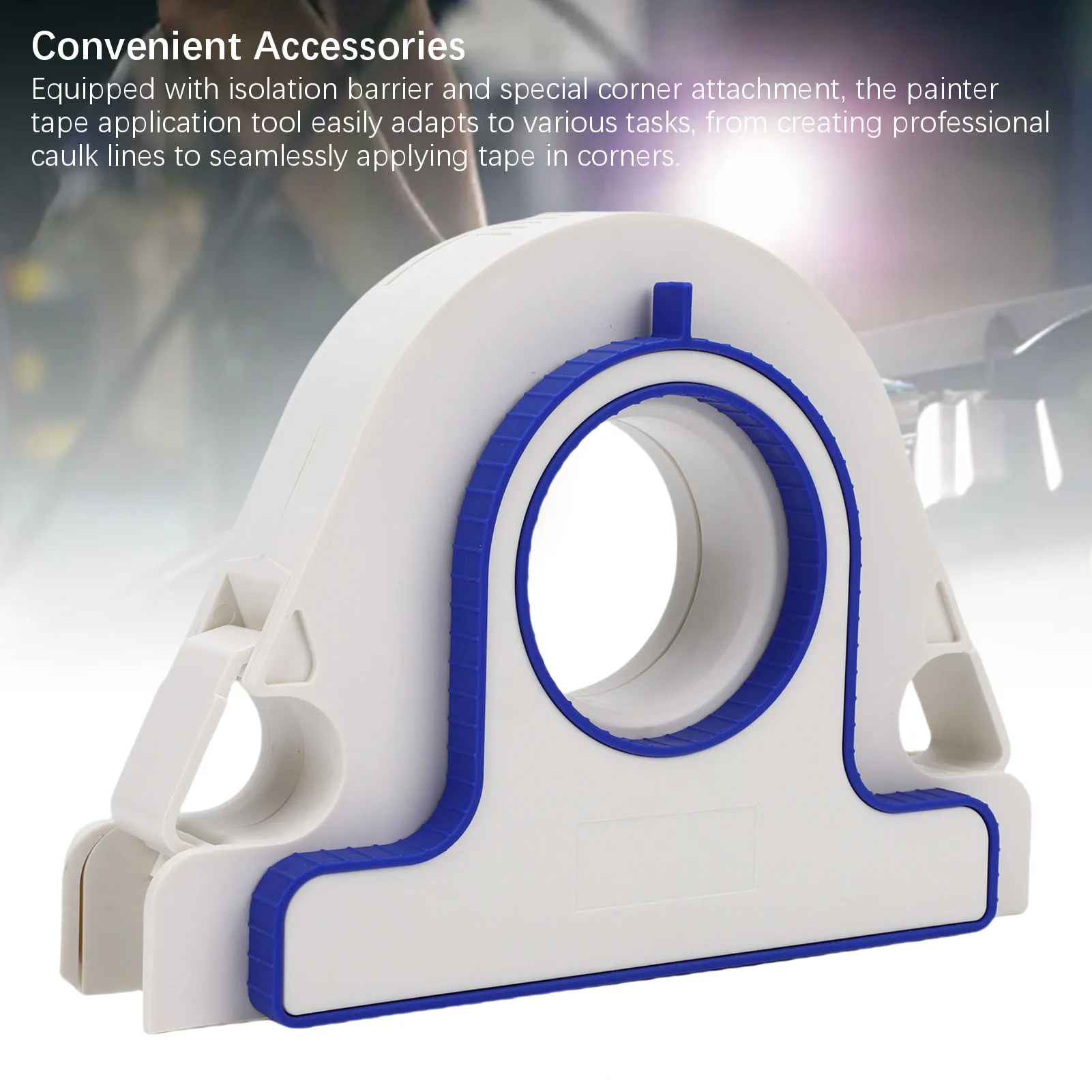 

6Pcs Masking Paint Tape Applicator and 25mm Width Red Tape Ergonomic Portable Masking Set for Wall Floor