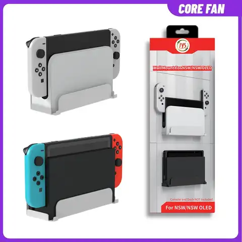Game Console Wall Mounted Holder Bracket Fit for Nintendo Switch/for Nintendo Switch OLED Host TV Box Wall Mount Storage Rack