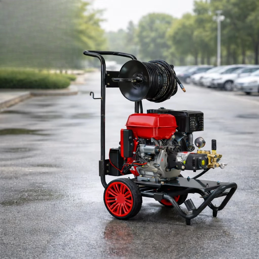 15HP 150Bar 2200psi  Hydro Jetter for Pipeline Dredging Cordless Large Area Outdoor Pavement Resort Exterior Maintenance