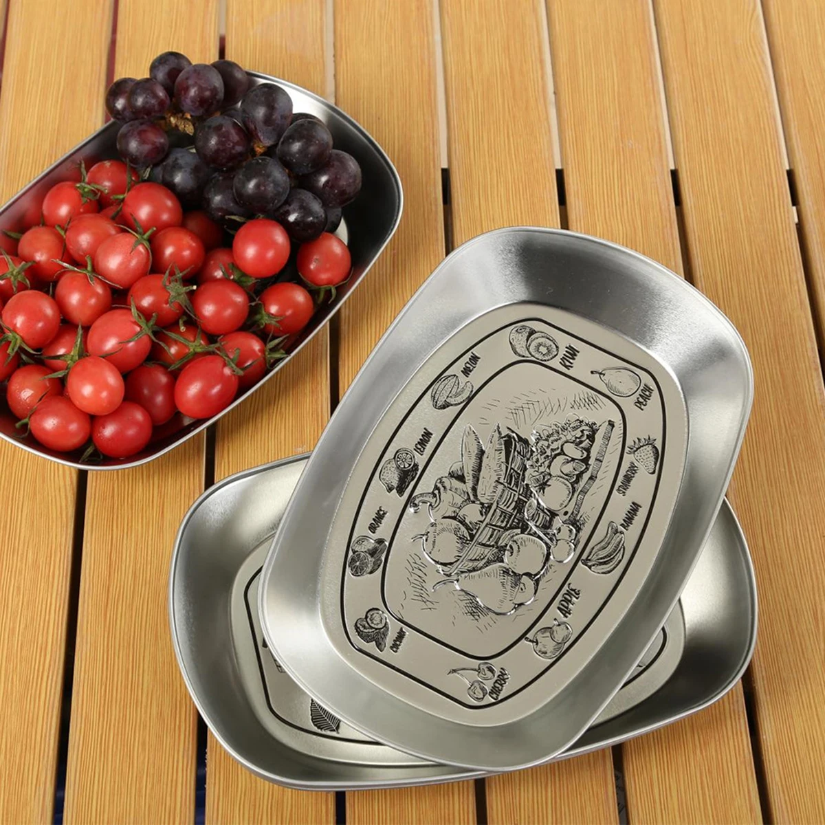 

1 шт. тарелка с фруктами, тарелка для закусок, жесть, европейский ретро-ресторан, обеденная тарелка с сухофруктами, металлические инструменты для пикника на открытом воздухе, ГОРЯЧАЯ ПРОДАЖА 2025