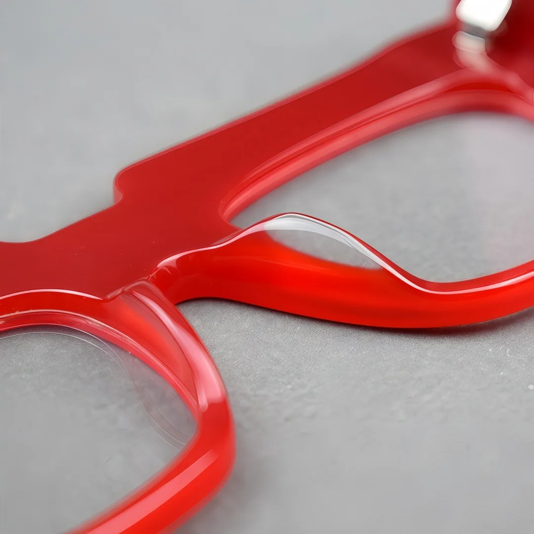 Thick Acetate Glass Frames Retro Square Women's Glasses High-quality Optical Prescription Glasses Fram for Woman Full Rime Glass