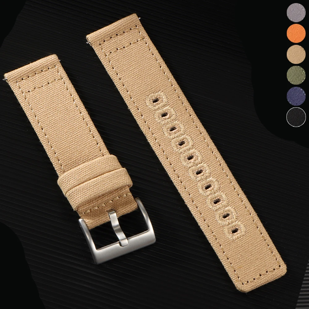 الإفراج السريع قماش أشرطة ساعات اليد النايلون الفرقة 18 مللي متر 20 مللي متر 22 مللي متر نحى مشبك الساعات ل Seiko Smartwatch الرياضة سوار ساعة