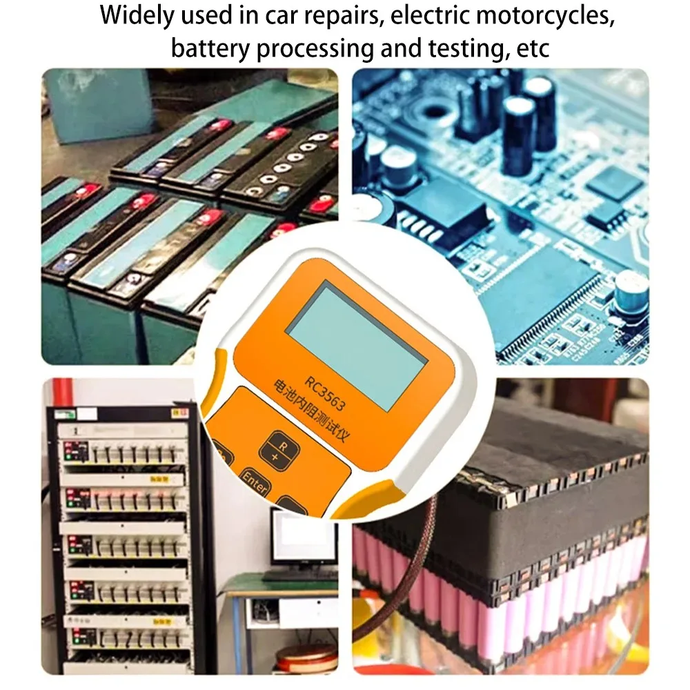 RC3563 18650 Battery Voltage Internal Resistance Tester LCD Screen High-precision Trithium Lithium Iron Phosphate Battery Tester