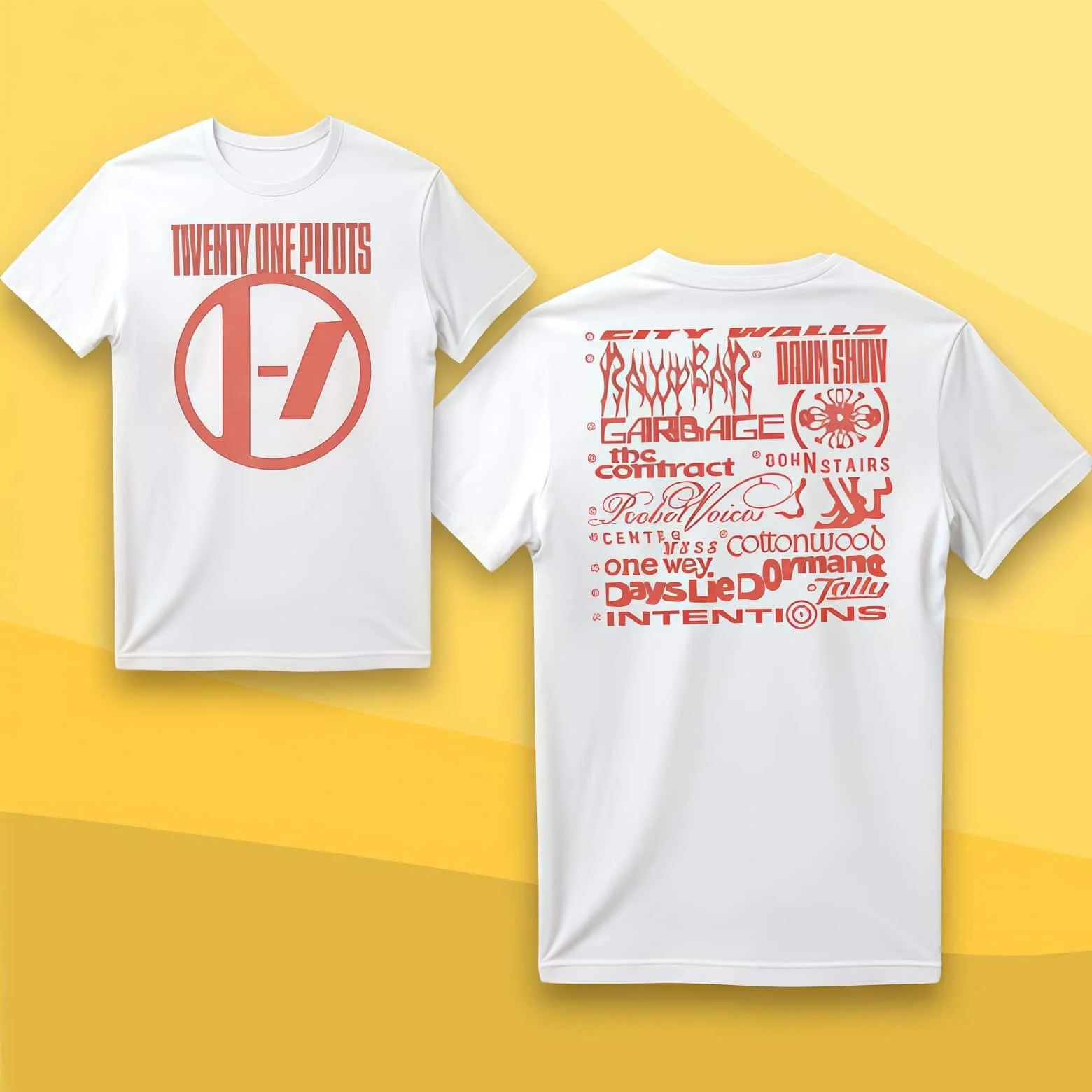 Twenty One Pilots T-Shirt Breach Tour 2026 Unisex Graphic T-Shirt 2026 Summer New Men Women Cotton T-shirt Street Wear Y2K - view 2