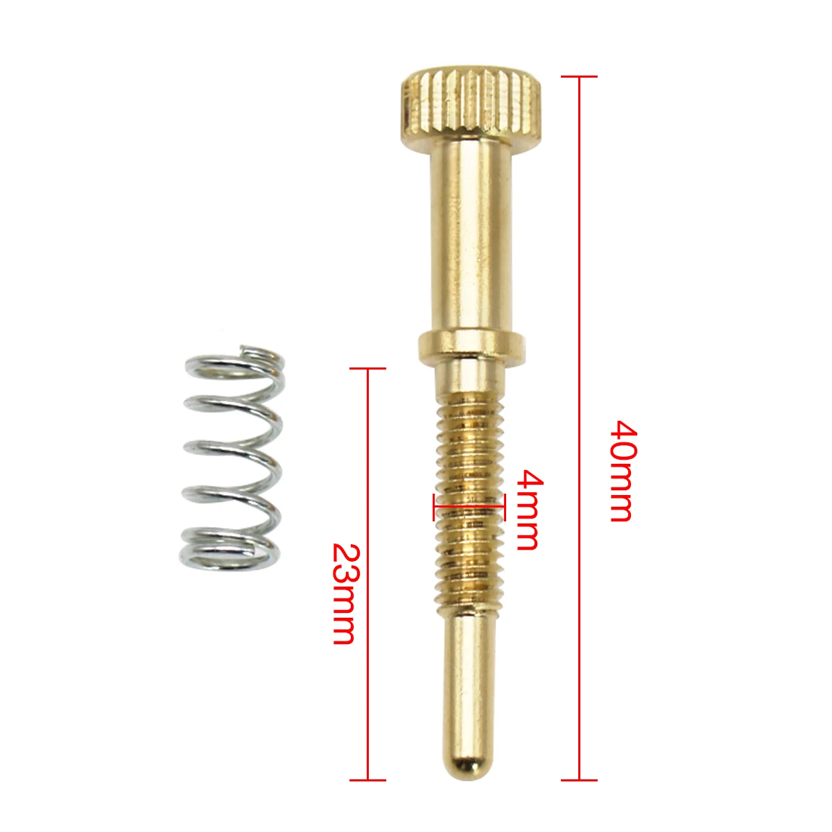 ZSDTRP For Keihi PZ26/27/30 Modified Extended Idle Adjuster Screw PZ Carburetor Idle Adjuster Screw M4X0.6 For ATC185 CB125 CR80