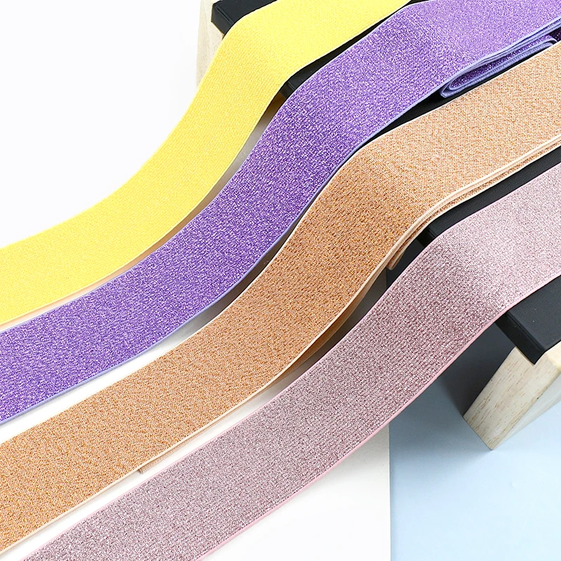 

Meetee 3/5M 25-50mm Nylon Elastic Band for Clothes Decorative Stretch Webbing Tape Belt Rubber Ribbon DIY Sewing Accessories