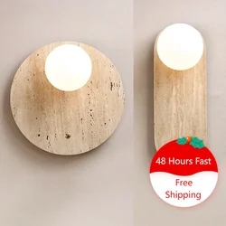 Modern Wall Lamp Bedroom Bedside Background Outdoor Stone Kitchen Restaurant Corridor Sconce Lighting Indoor Light Decoration