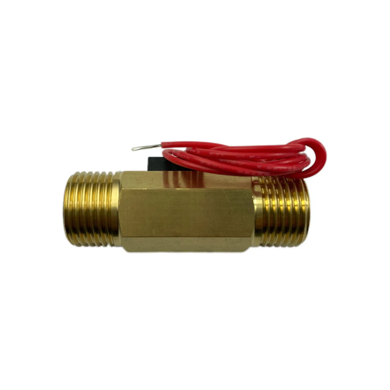 Interruptor de fluxo de circuito aberto familiar, carregamento máximo de 10w, dc24v, max, confiável, bsp g1/2 ", masculino, feito de bronze vertical