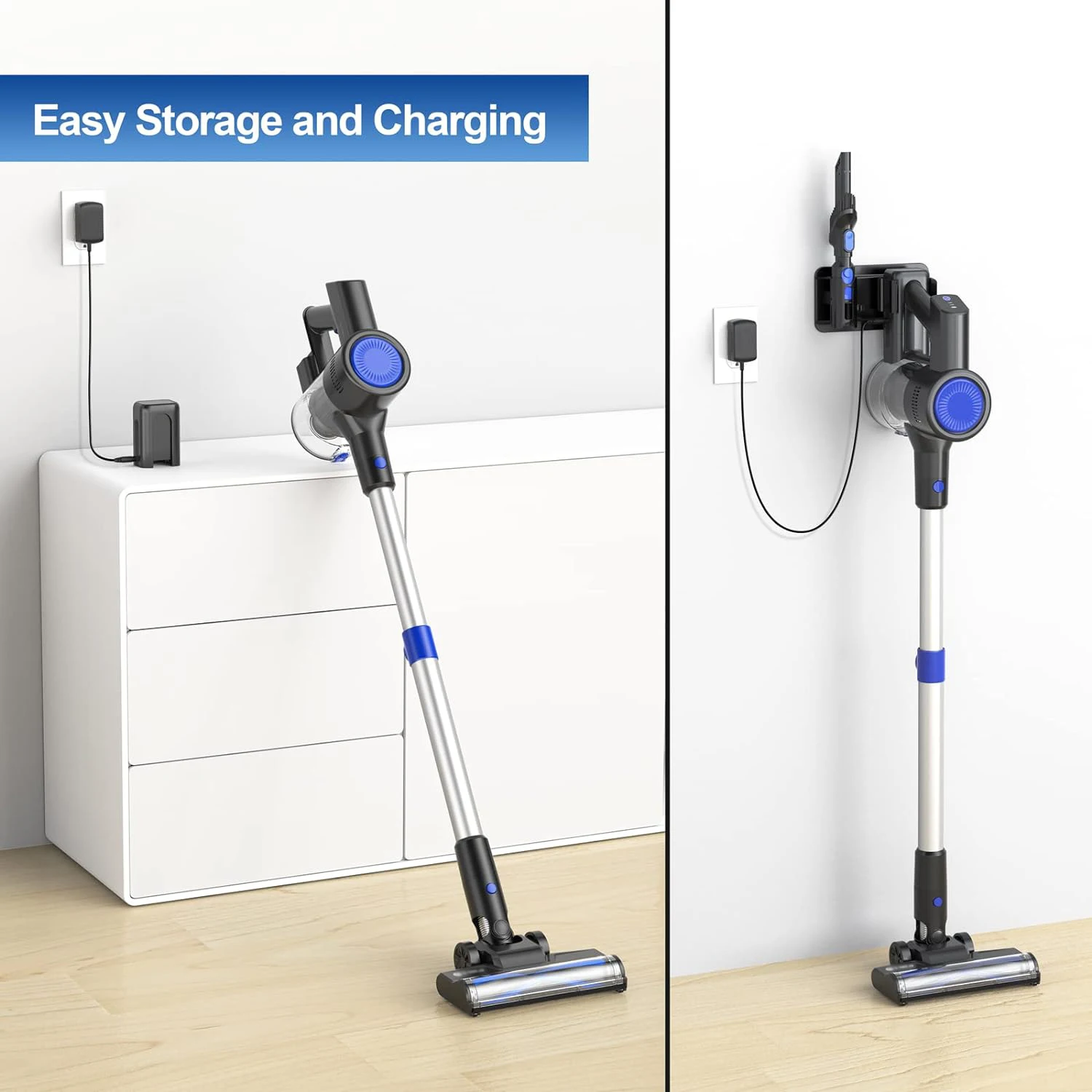 2200 мАч BLDC 250 Вт перезаряжаемый мощный беспроводной пылесос вертикальная палка BLDC пылесос