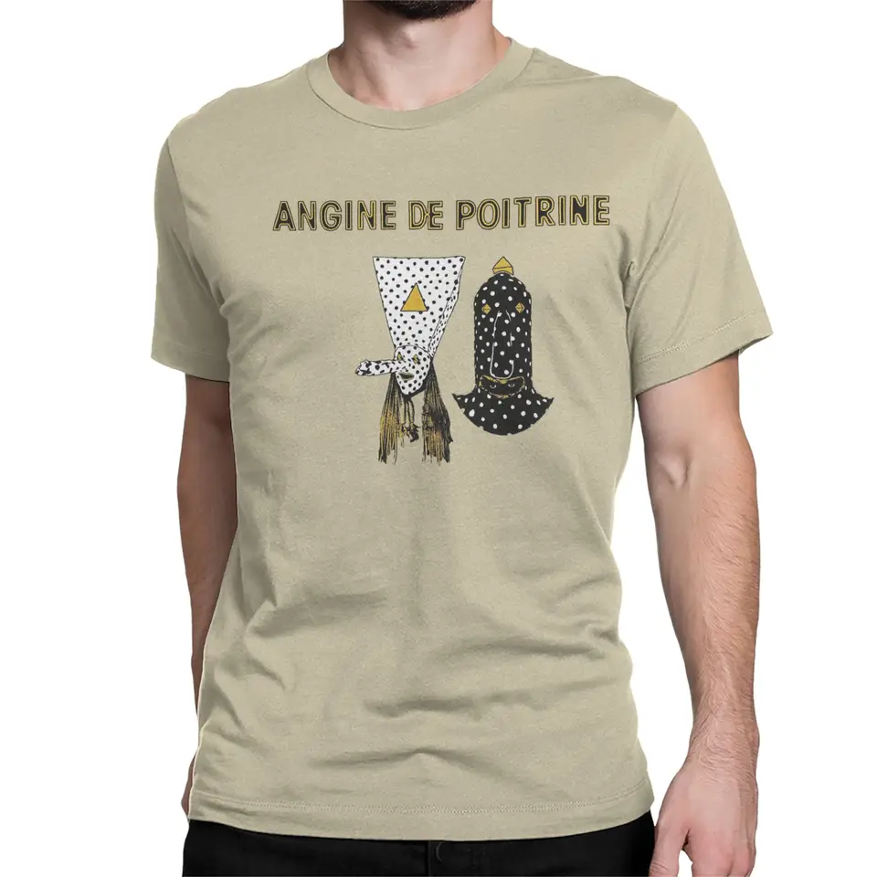 Printed Angine De Poitrine Rock Band T Shirt For Unisex Cotton T