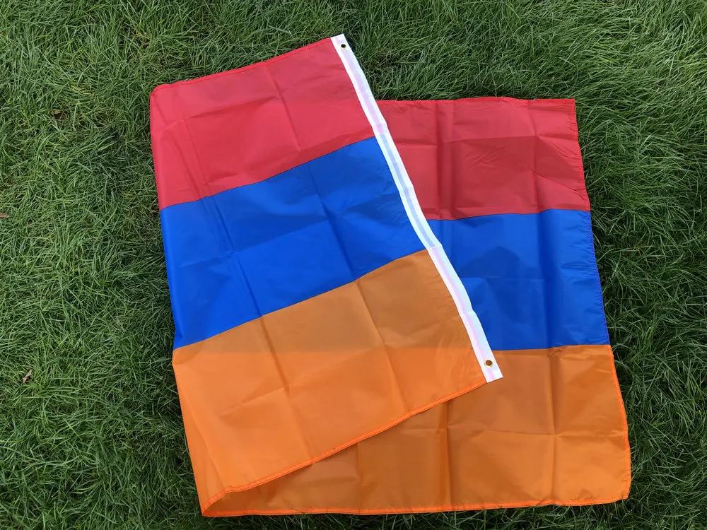 Armenia flag Banner 90*150cm High quality double sided printing polyester Hanging Armenia flag Home Decoration  banner