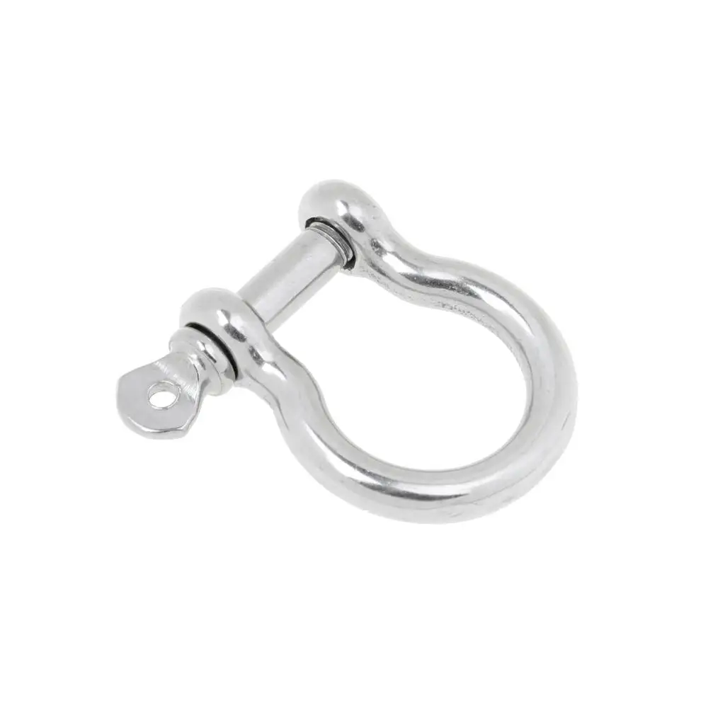 Marine Boat Hardware Bow Type Screw Pin Anchor Shackle for Chain Rigging Paracord Bracelets 304 Stainless Steel