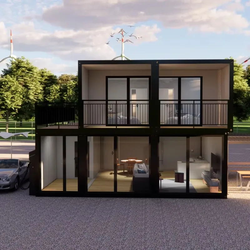 Customized Prefabricated 20ft/30ft/40ft Expandable Steel Container House 2-5 Bedrooms Breathable Design for Hotel Apartment