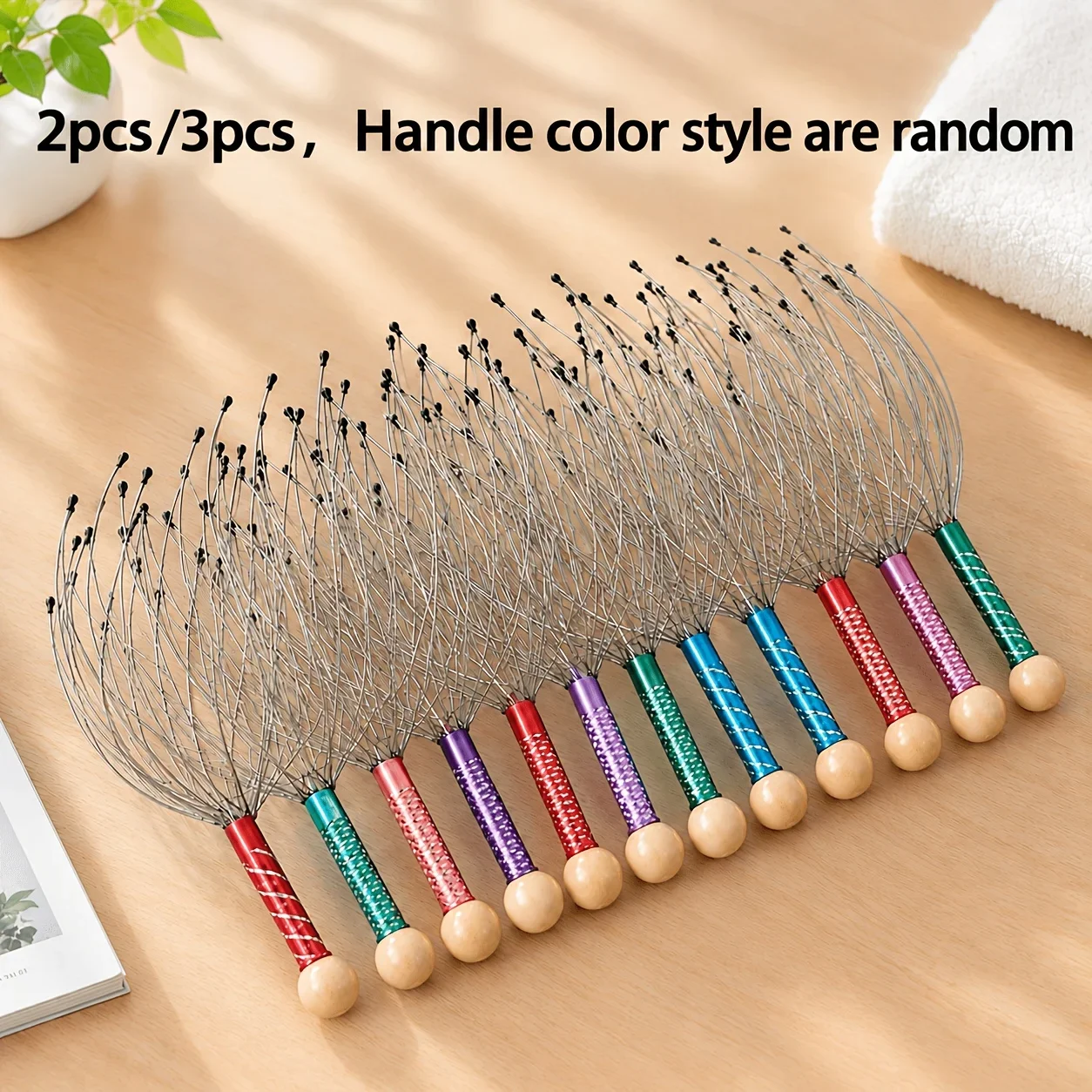 Octopus Scalp Massager, 12-Claw Handheld Head Relaxation Tool, Relieve Stress, Portable, Unisex, Halloween & Black Friday Sale