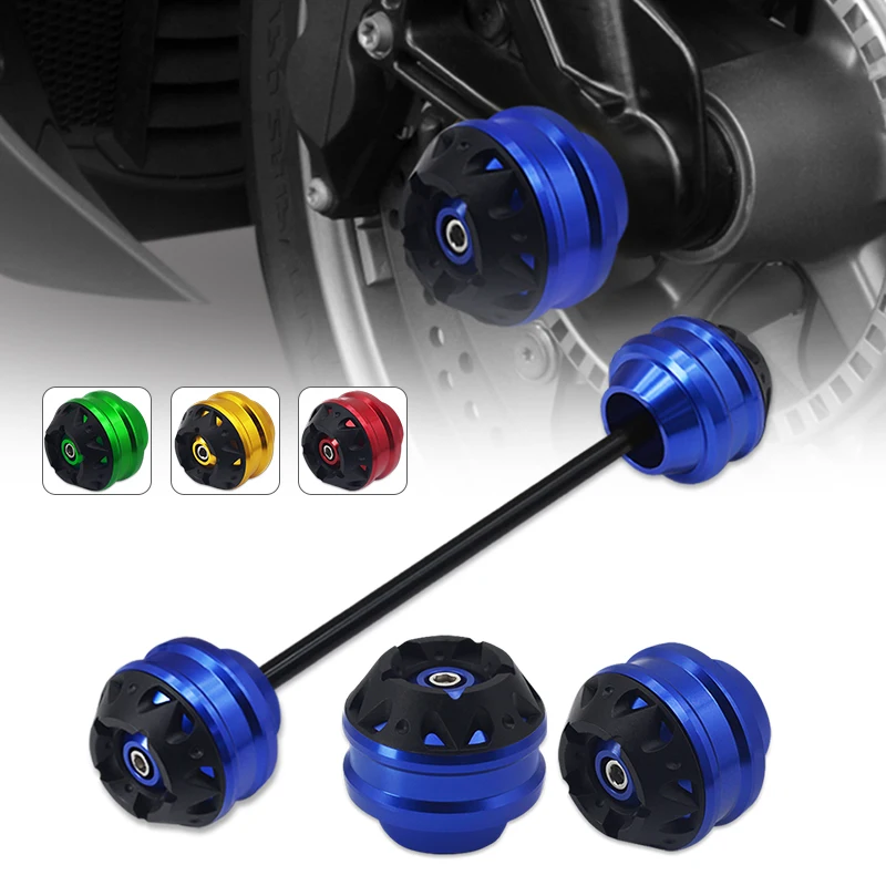 

Motorcycle CNC Front Rear Axle Fork Crash Sliders Wheel Falling Protector For F900R F900XR F850GS G310R G310GS 2019-2025