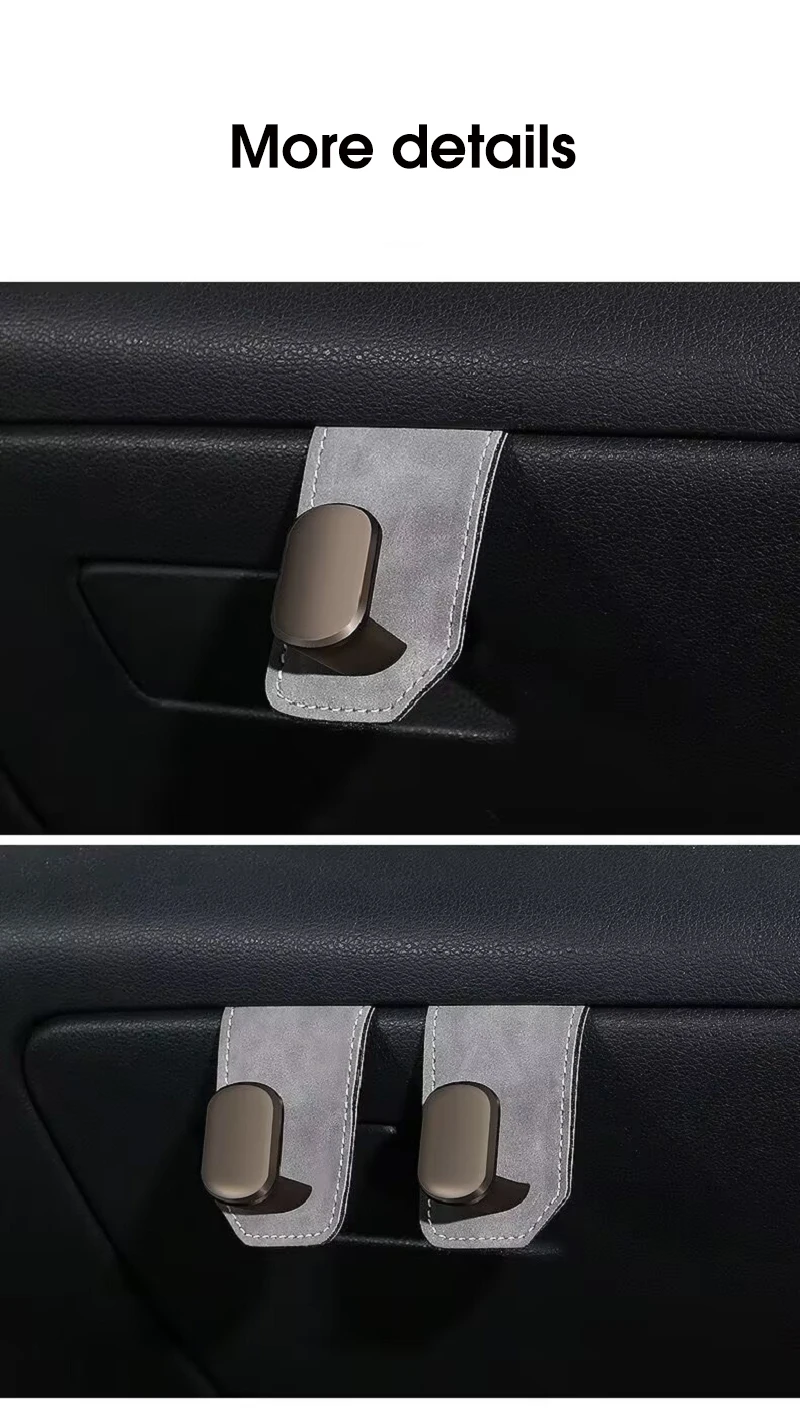 TazerApex Universeller Auto-Handschuhfach-Haken, Aufbewahrungshaken für Handschuhfach, Hängehaken für Taschen, Hüte und Geldbörsen – Detail 11