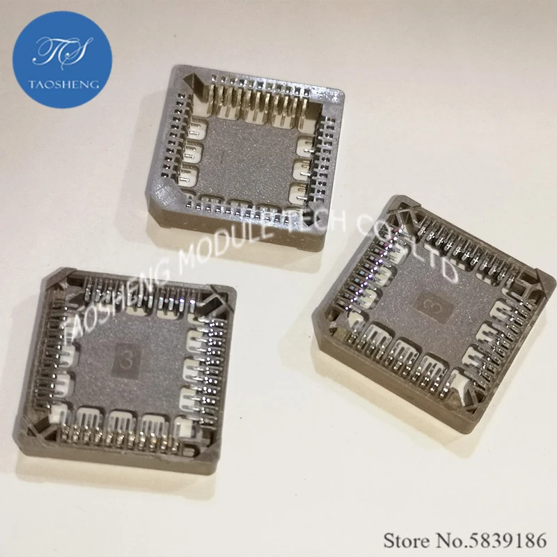 1PCS  540-88-044-17-400-TR PLCC44 Chip Slot into Slot Socket IC Base Chip Test Block