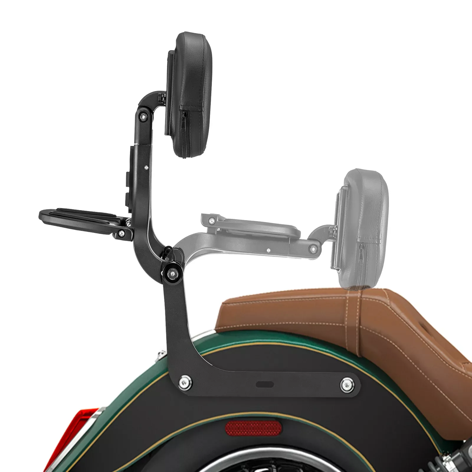 

For Indian Scout Sixty Twenty 15-2024 Multi Purpose Adjustable Folding Motorcycle Rear Backrest Sissy Bar(Not for Bobber/Rogue)
