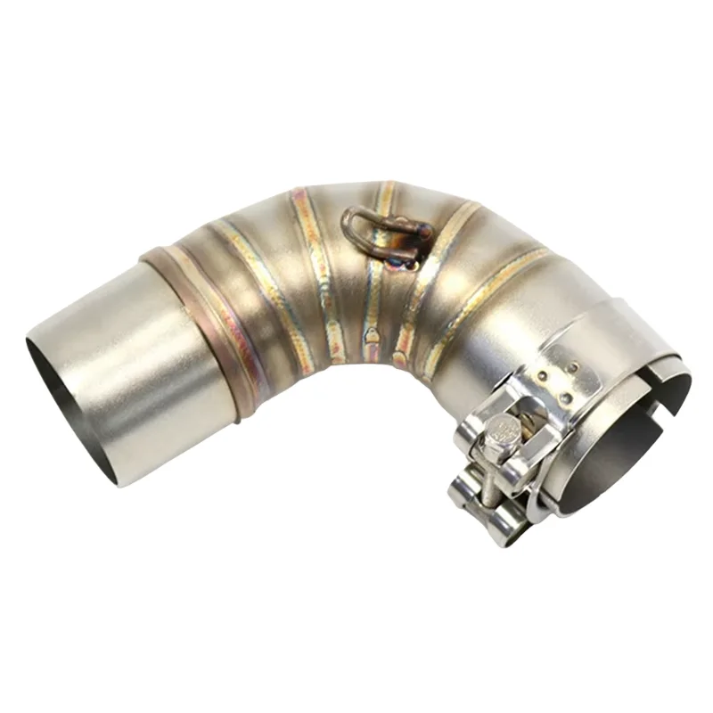 Für Honda CB1000R 2009-2018 2017 2016 Motorrad-Auspuff Mittelrohr Verbindungsstück 51mm Motorrad-Auspuff Schalldämpferrohr