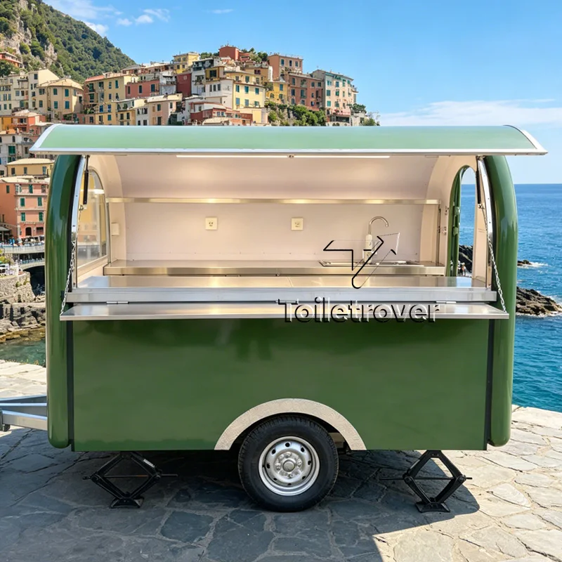 

Cheap Food Truck Trailer Ice Cream Food Cart Mobile Commercial Small Food Trailer Food Trucks Used for Sale Cheap Usa