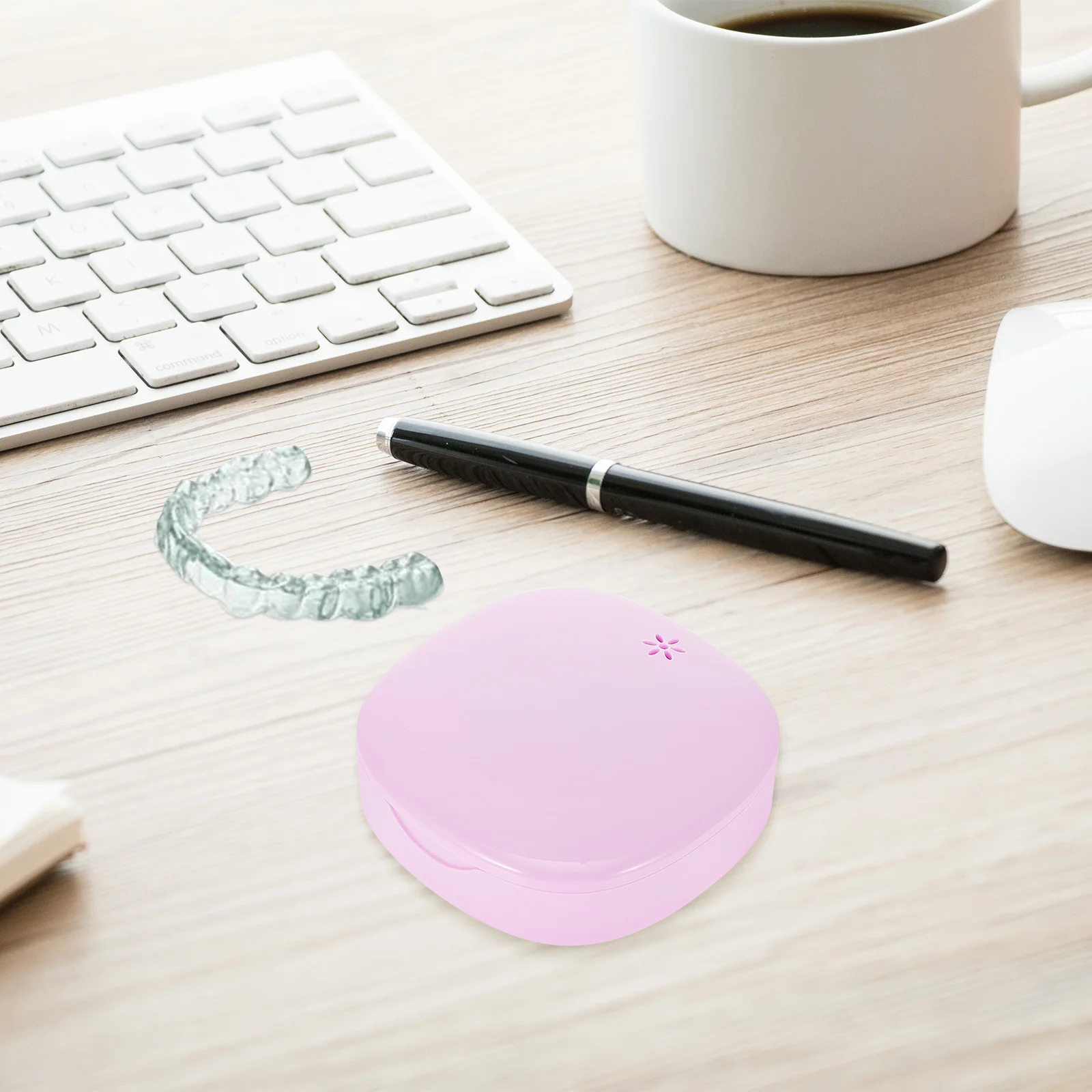 

Denture Case Retainer Storage Box Portable Plastic False Tooth Container Mirror Pp Child Dustproof Waterproof Travel Small al