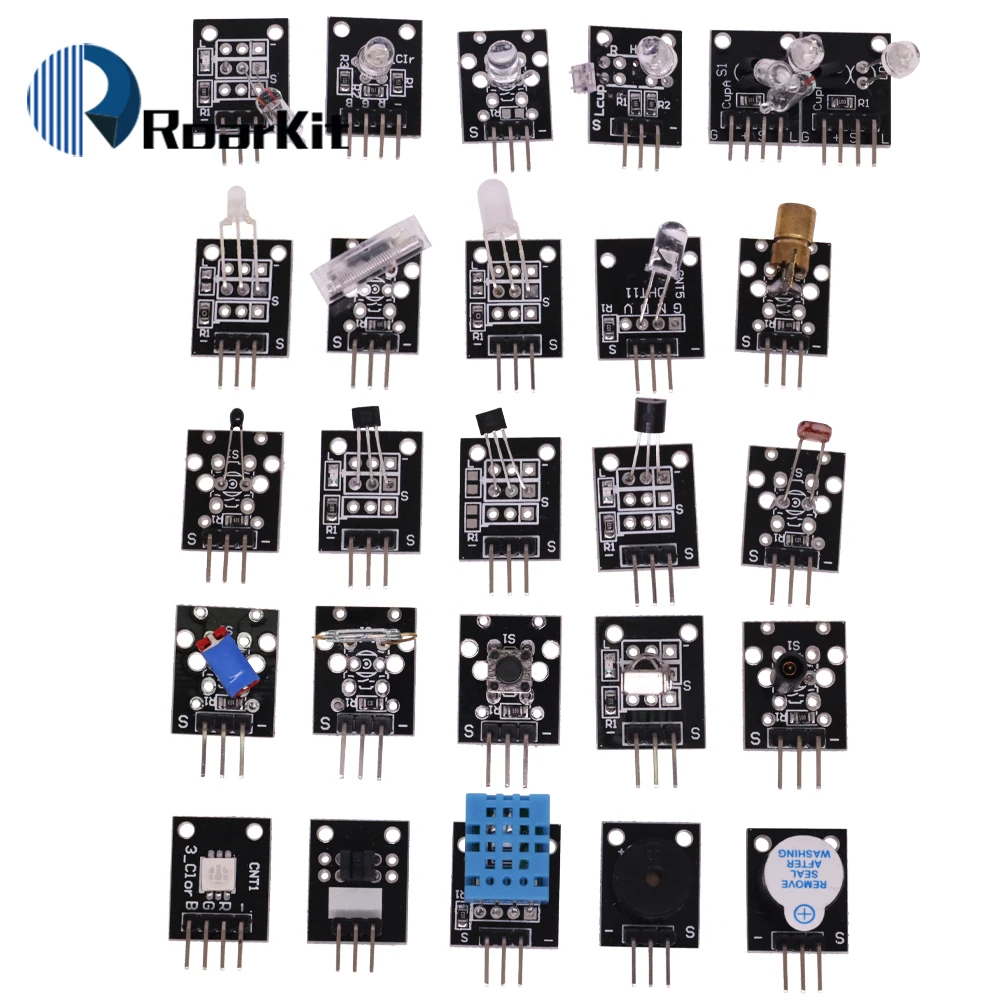 45 in 1 Sensors Modules For Arduino Starter Kit Better Than 37 in 1 Sensor Kit 37 in 1 Sensor Kit For UNO R3 MEGA2560