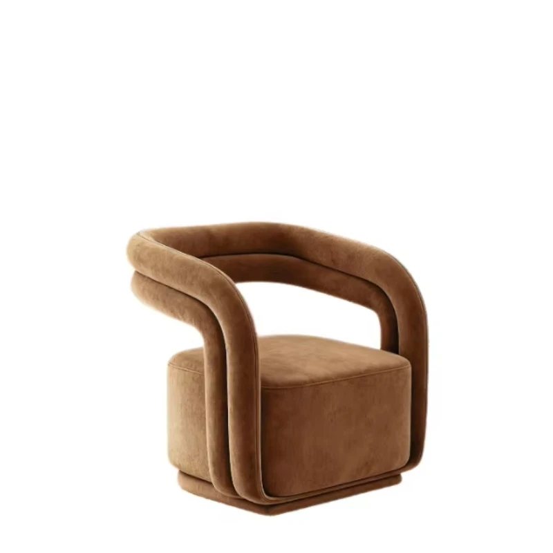 

Luxury Fabric Leisure Chair Modern Simple Design Creative Hotel Conference Chair Cafe Reception Chair