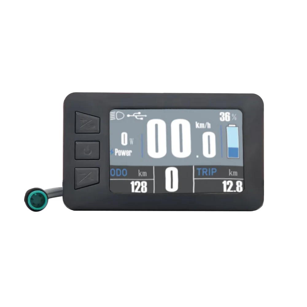 Ebike LCD Display Screen Meter KD286 5pin Waterproof Connector 24V 36V 48V Speed Controller Panel For Ebike fat bike