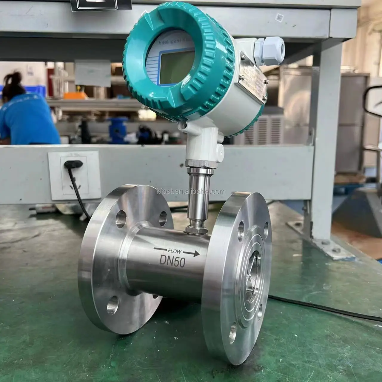 DN80 High Pressure Turbine Flow Meter With 4-20mA/ Pulse/ RS485/MODBUS Pure Water Oil Flowmeter