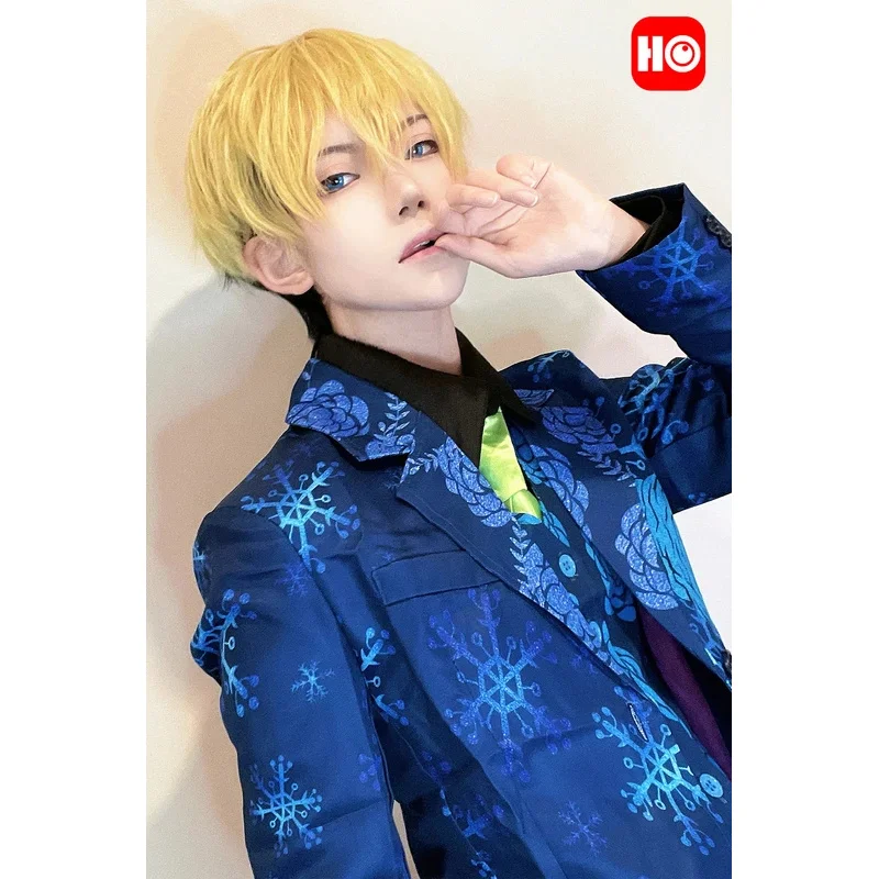 DY2025HOLOUN Tokyo Anime Cosplay Costume Exhibition Suit Chifuyu Matsuno​ Coat Blue Tiger Snow 7Pcs Set Halloween ChristmasDY