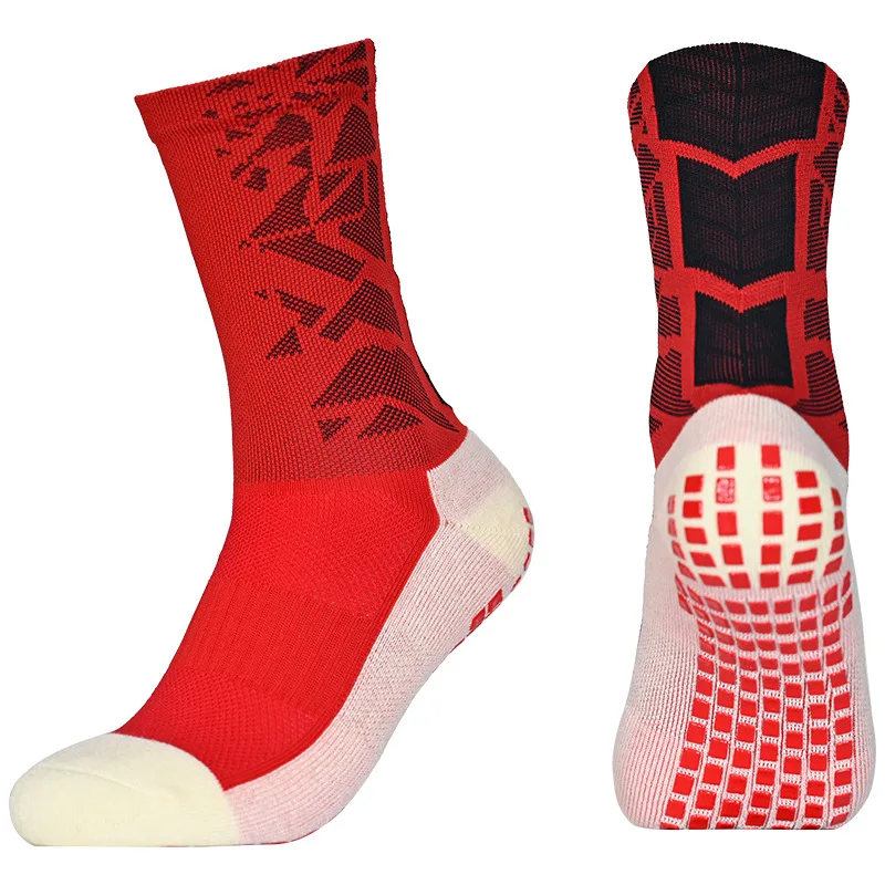 Outdoor Fashion Compression Football Socks Running Sports Athletic Soccer Socks Basketball Anti Slip Socks with Grips