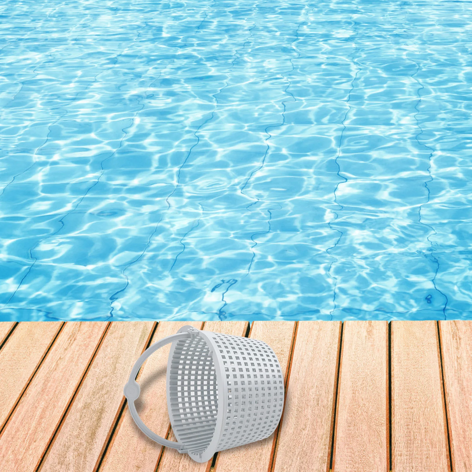 The Must Have Pool Essential For Hayward SKIMMER FILTER BASKET Dimension is around Length Width and Height of 6 6 4 4 8 7 3 2 0