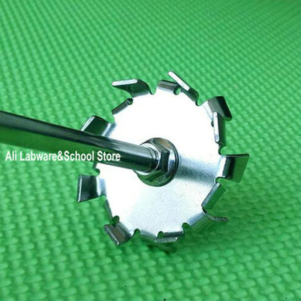 

1pcs 3cm-10cm lab stainless steel dispersion plate paddle, dispersion disk with agitating stirring rod