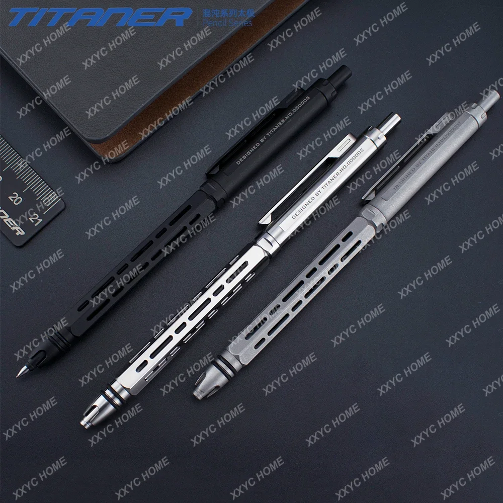 TITANER Titanium Alloy Ballpoint Click Pen Tactical Mechanical Pen EDC Pen  for gift