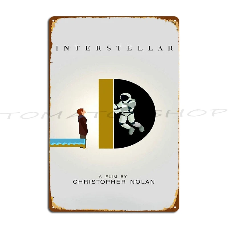 Hans Zimmer Interstellar Art  Metal Sign Poster Designing Living Room Decoration Garage Decoration Printing  Tin Sign Poster