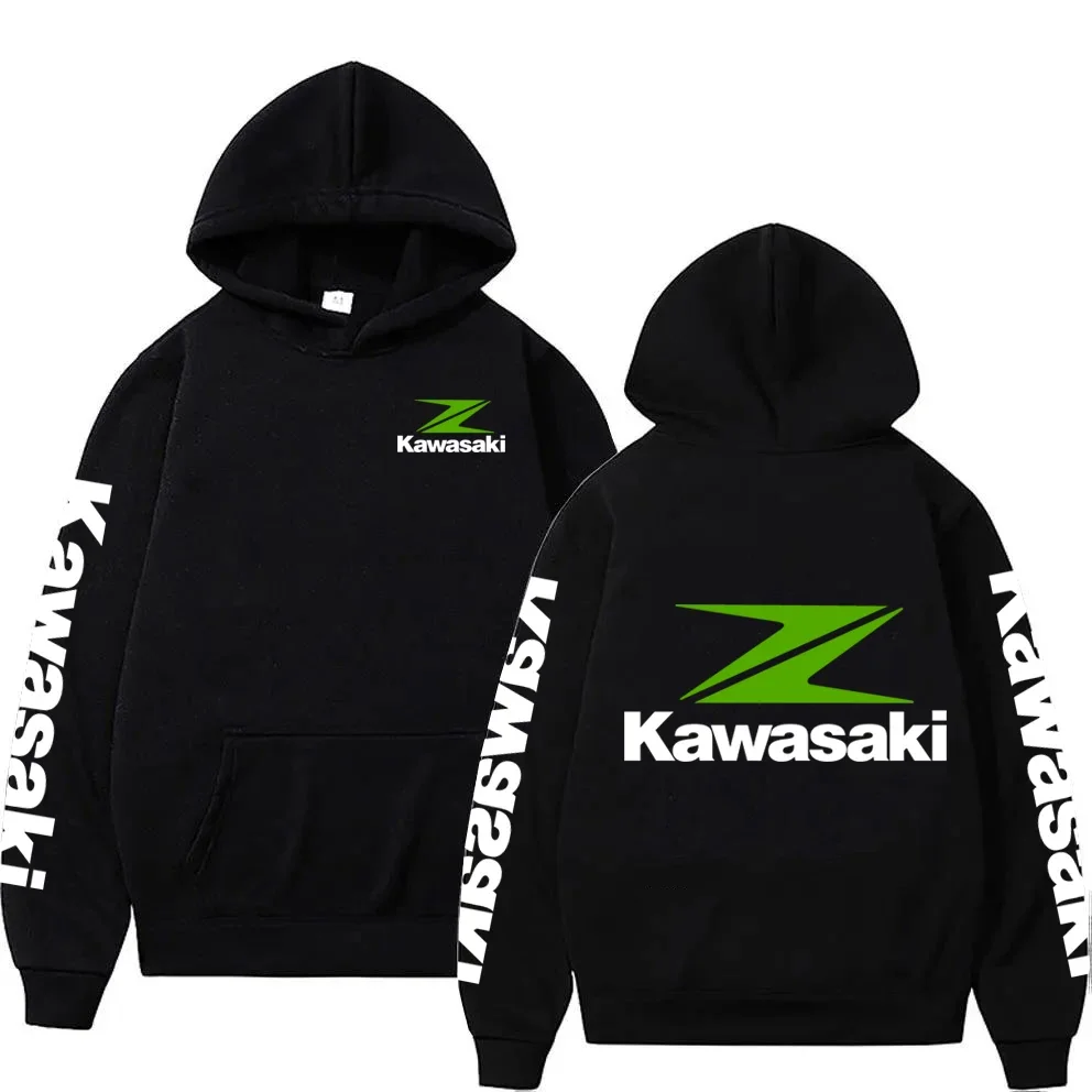 

2025 Hooded Sweater Spring and Autumn Kawasaki Z New Men's Hoodie Women's Fashion Casual Sweater Couple Street Sports Jacket