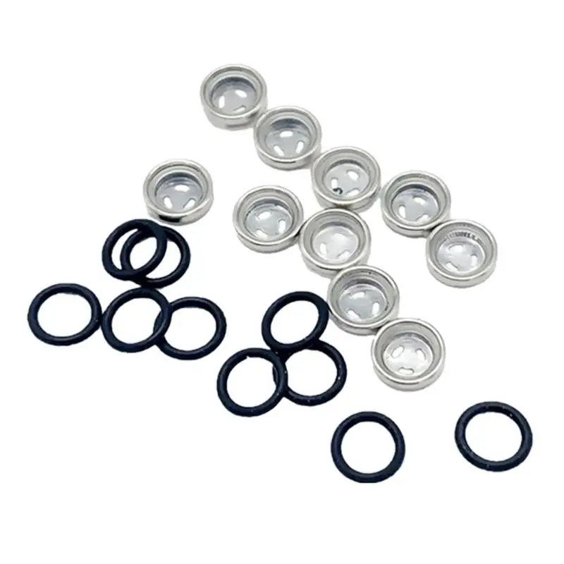 Clear Brake View Glass Repair with Rubber Gasket Pieces Set