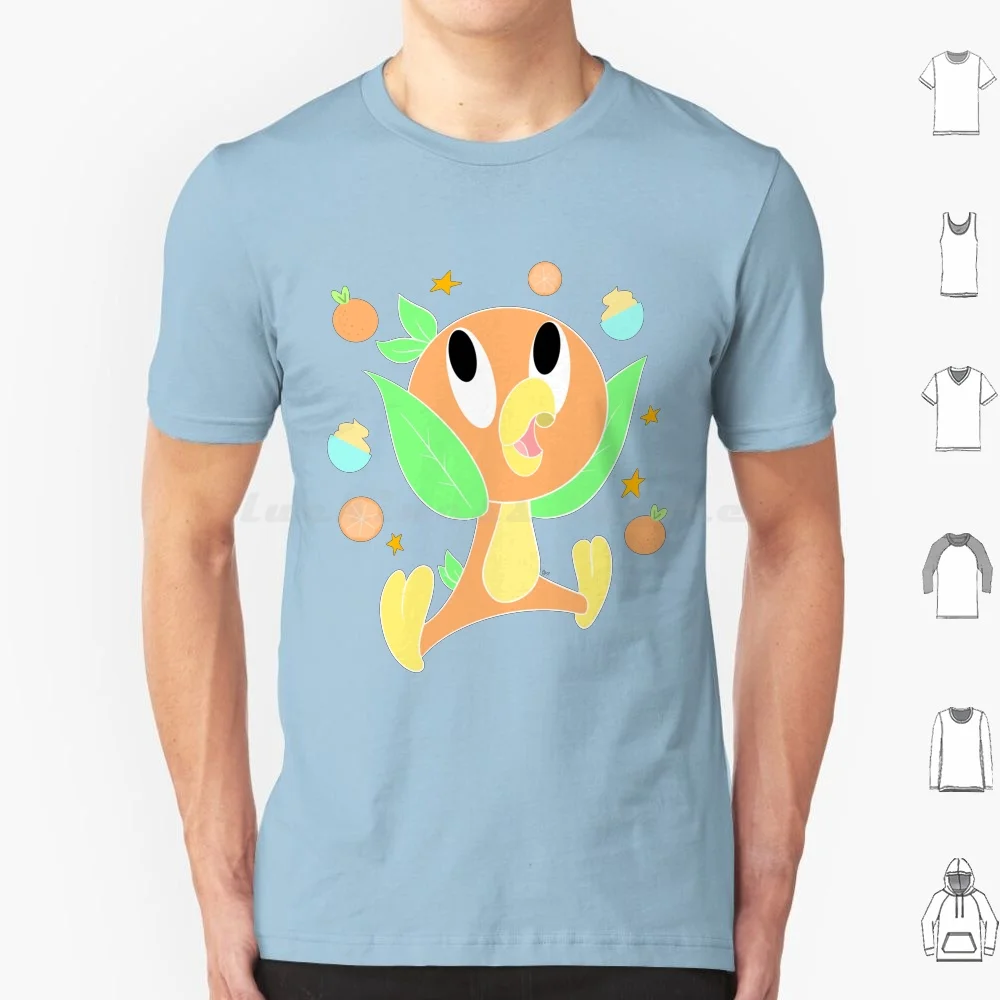 Jumpin' Citrus! T Shirt Big Size 100% Cotton Orange Bird Wdw Florida Orange Citrus Swirl Dole Whip Adventureland Magic Kingdom